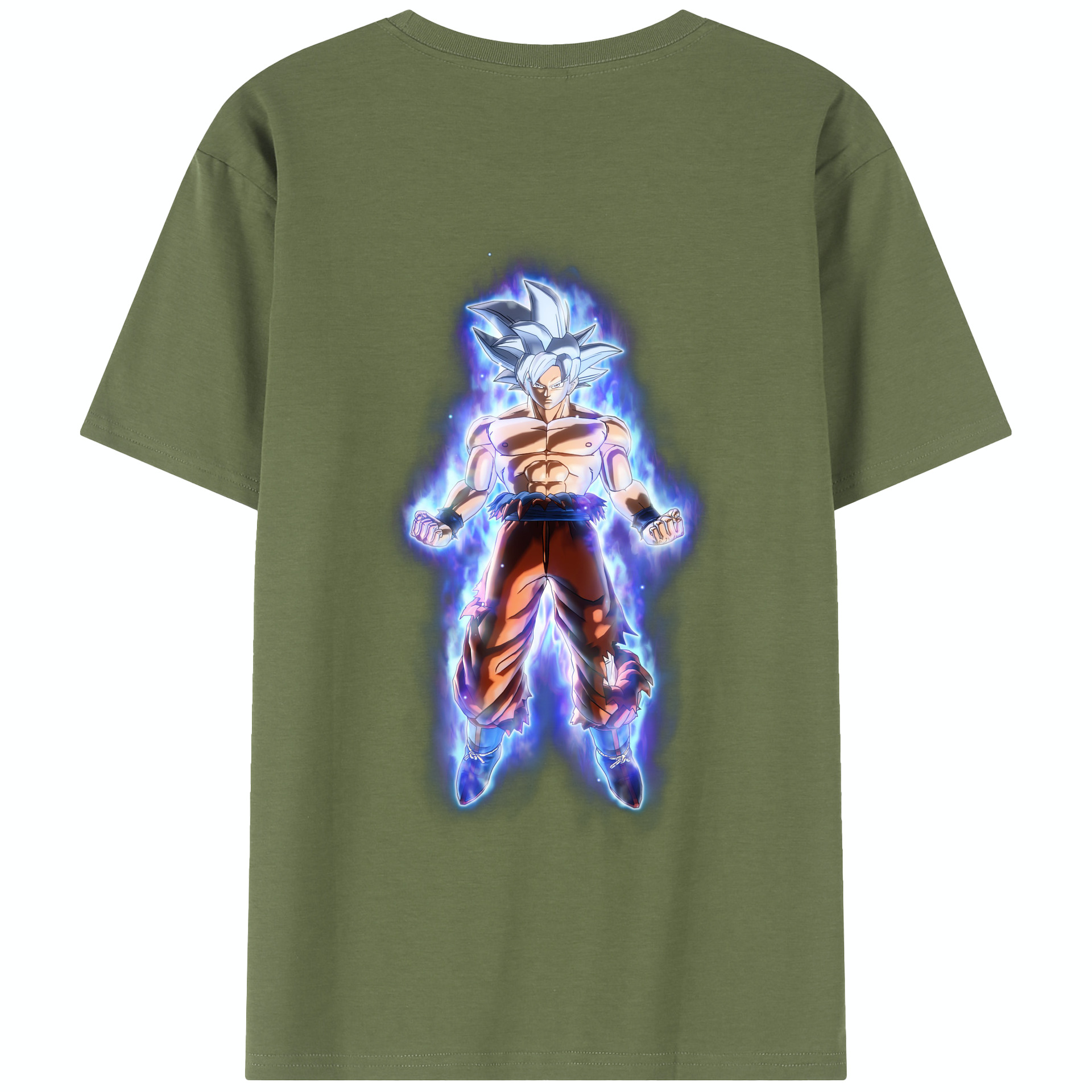 （画像用） ドラゴンボール 孫悟空（そん ごくう）Son Goku カカロット DRAGON BALL Kakarotto 綿100％半袖Tシャツ（背面プリント）